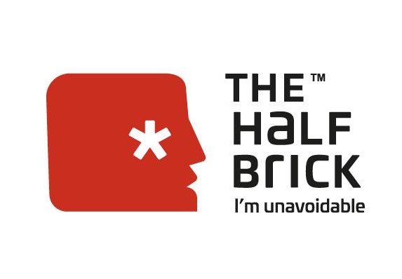 The half brick logo