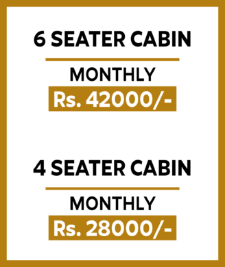 Cabins on rent for small teams